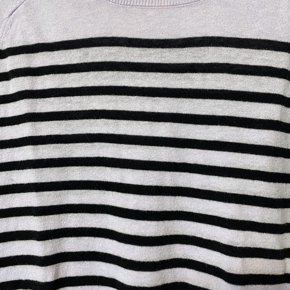 Premise Mauve and Black Striped Women's Sweater - Picture 5 of 9